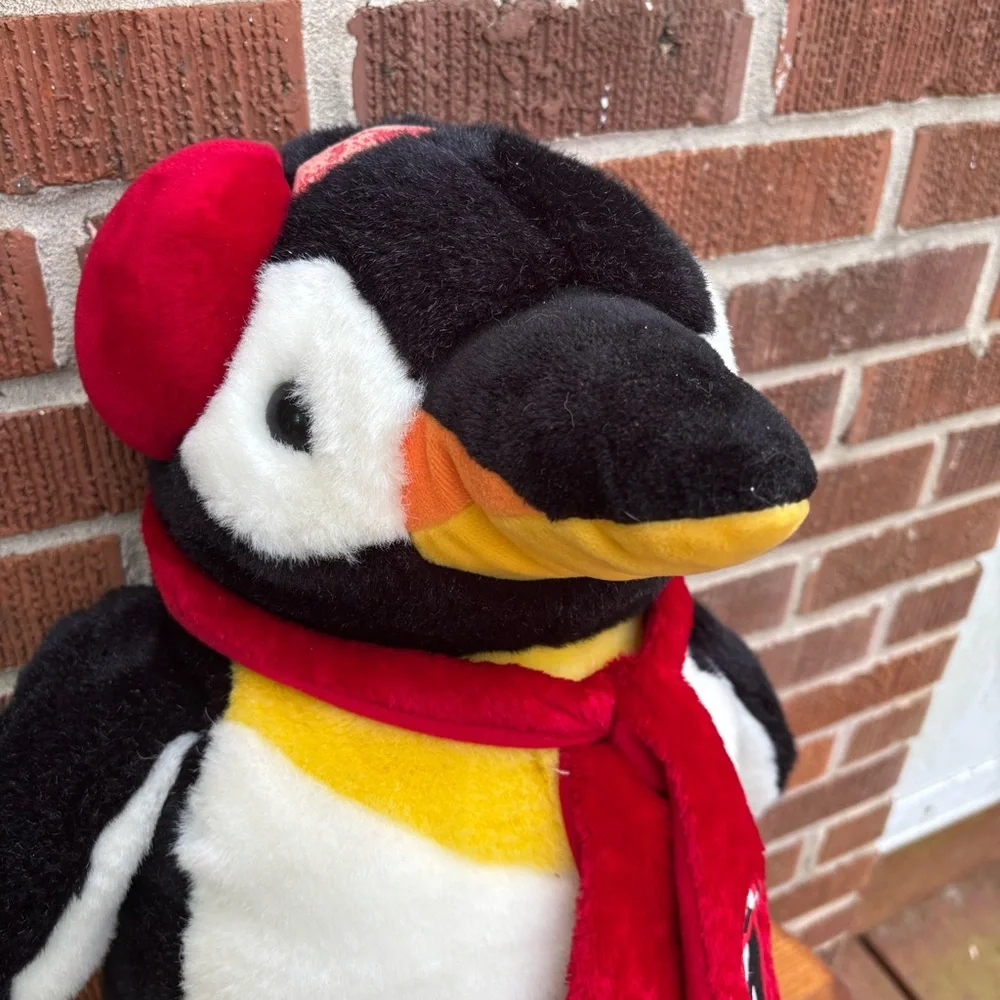 JC Penny Holiday Collection Penguin Plush Stuffed Animal Golden Bear Company 22”